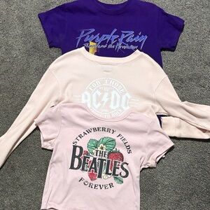 Set of 3 SMALL Band Shirts